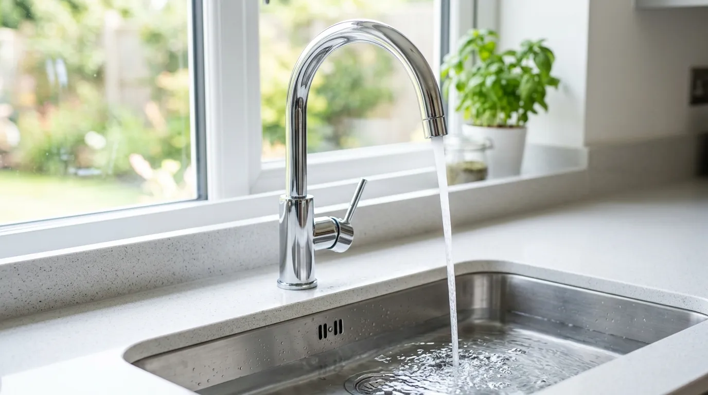 Local Plumbing Master Pros same day plumber fixing a faucet in Ferrysburg, MI